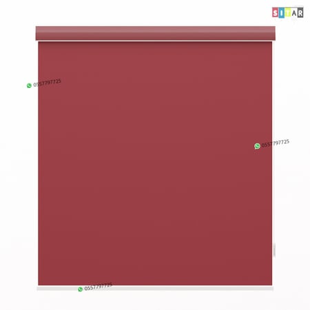 ستائر رول عازل للضواء والحرارة أحمر