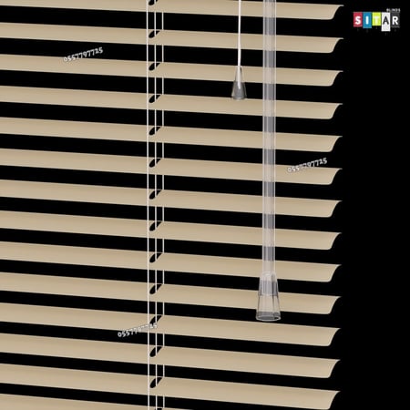 ستارة شرائح معدنية لون بييج