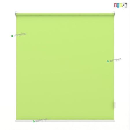 ستائر رول عازل للضواء والحرارة أخضر فاتح