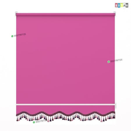 ستائر رول عازل للضواء والحرارة فوشيا