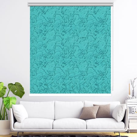 ستائر رول عازل للضواء والحرارة جاكار باللون المائي