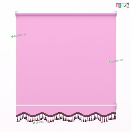 ستائر رول عازل للضواء والحرارة زهري