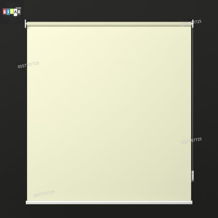 ستائر رول عازل للضواء والحرارة أبيض