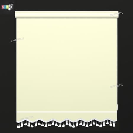 ستائر رول عازل للضواء والحرارة أبيض