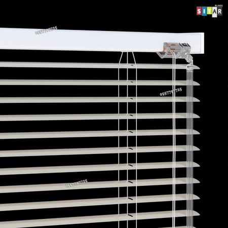 ستارة شرائح معدنية لون كرييم