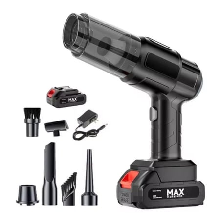 مكنسة سياره تعمل ع بطاريه شحن بقوة 48 v