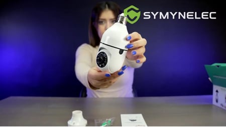 كاميرا على شكل مصباح كهربائي