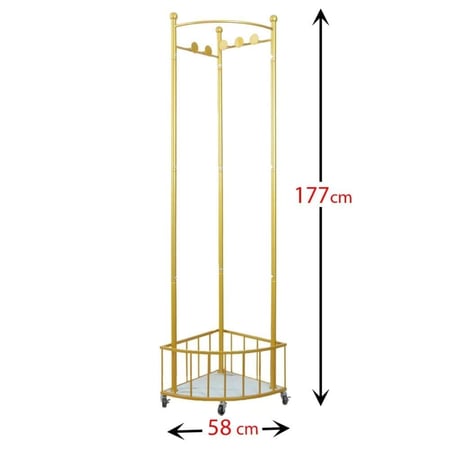 علاقة ومنظم ملابس بعجلات
