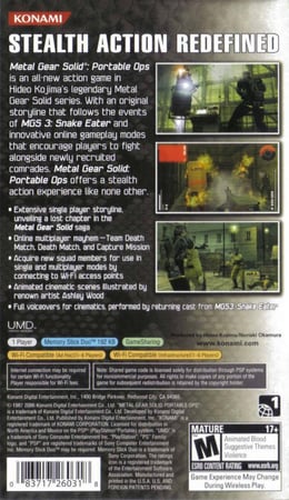 Metal Gear Solid Portable Ops