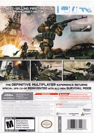 Call of Duty Modern Warfare 3 (NTSC)