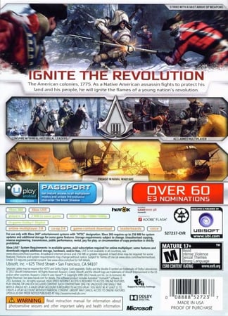 Assassin's Creed III (NTSC)