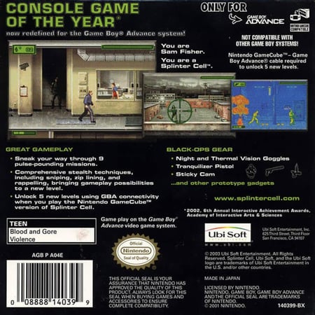Tom Clancy's Splinter Cell