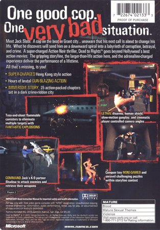 Dead to Rights (NTSC)