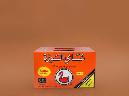 شاي الوزة شاي اسود خشن 1200 جرام كرتون