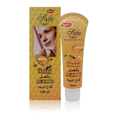 شفا قناع التقشير الوجه 120 مل بالعسل