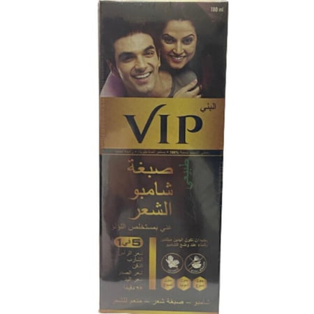 في اي بي شامبو صبغة الشعر بني