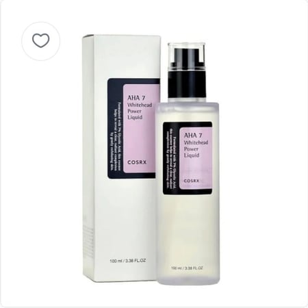 سائل مقشر AHA 7 للرؤوس البيضاء من كوسركس 100مل