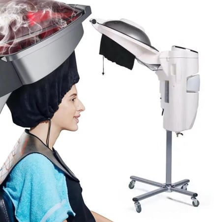 جهاز حمام زيت العناية بالشعر من باستيل