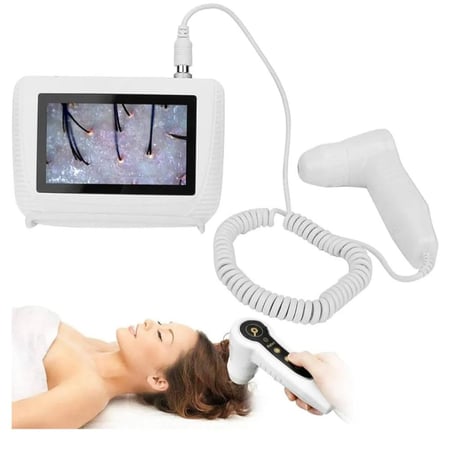 جهاز فحص فروه الرأس والبشره من باستيل