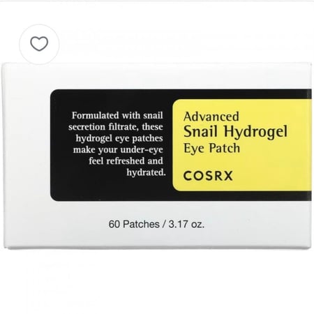 لصقات هيدروجل للعين بخلاصة الحلزون المتطورة من كوسركس 60 قطعة