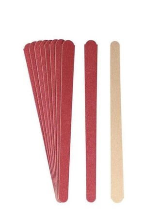 مبرد اظافر خشبيه شد الكيس 144 حبه شد الكرتون 12 كيس