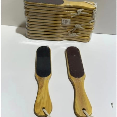 مبرد القدم خشبيه اصلي12 حبه شد الكرتون 12 درزن