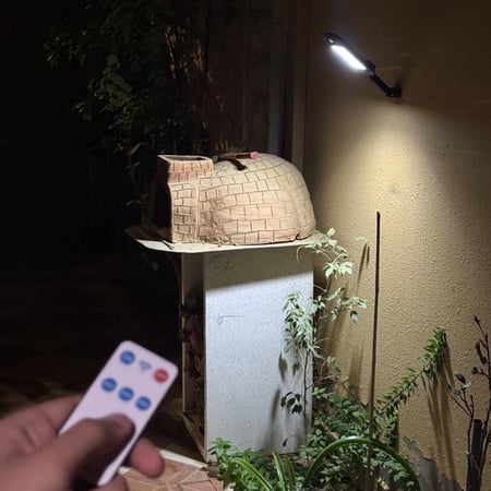 كبس مع ريموت بالطاقة الشمسية