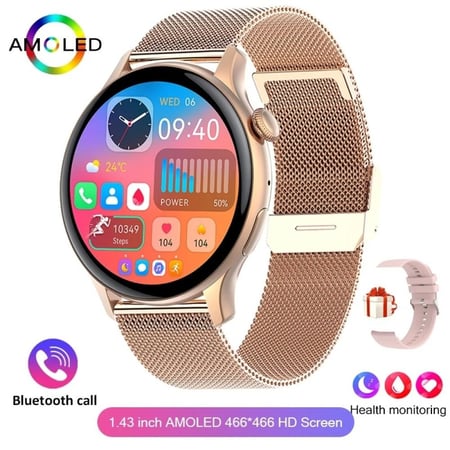 ساعة سمارت فيتنس نسائية AMOLED