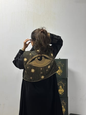 عباية عين الحساء - أسود