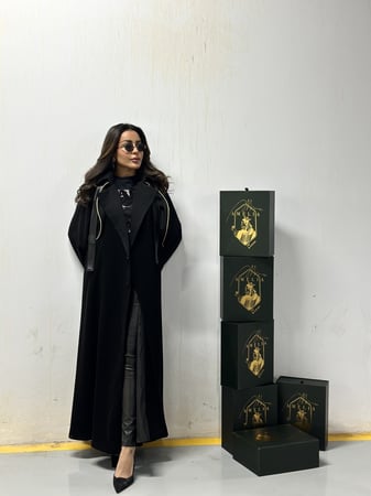 عباية عين الحساء - أسود