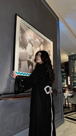 عباية الفيونكة الفضية