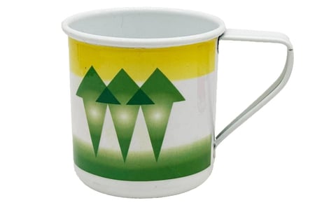 كوب غضار اخضر