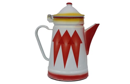 بكرج دلة غضار دايموند احمر