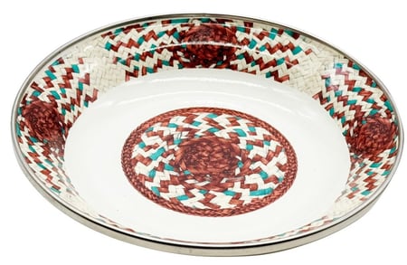 صحن بنقشة الخوص صفير