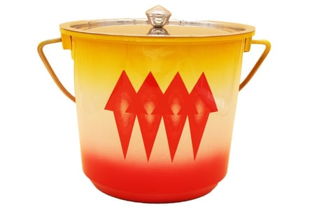 سطل غضار دايموند احمر