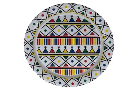 صينية ميلامين نقشة القط العسيري