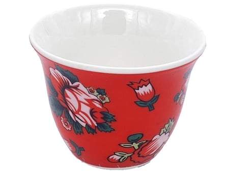 فناجيل قهوه مقاس وسط نقشة شالكي