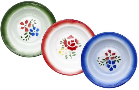 صحن غضار ابو وردة مقاس 26سم