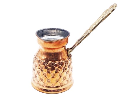 كنكة قهوه تركية نحاس احمر