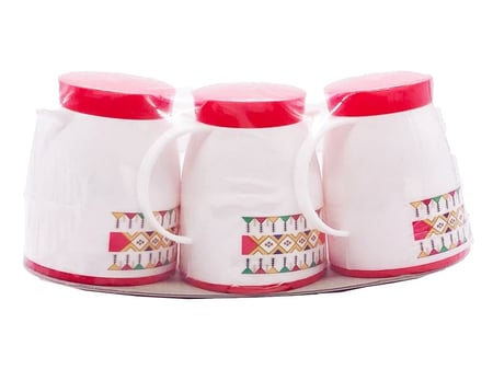 ترمس تراثي احمر صغير لتوزيع الحلويات