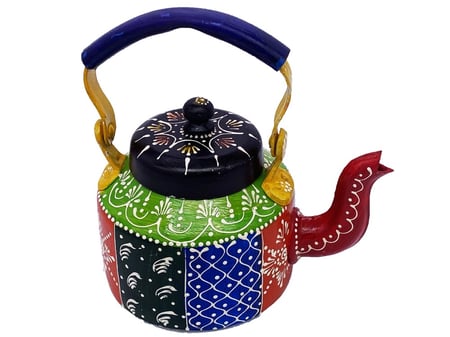 ابريق رسم يدوي مقبض ازرق