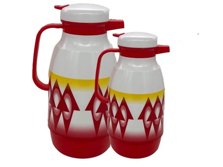 طقم ترامس غضار دايموند عدد 2 احمر