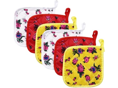 بيز شالكي مربع عدد 6 حبات لون واحد