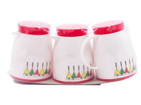 ترمس تراثي احمر صغير لتوزيع الحلويات