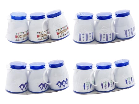 ترمس تراثي ازرق صغير لتوزيع الحلويات