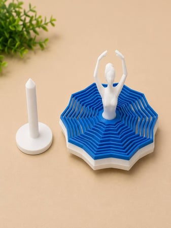 3D Printed Spinning Ballerina Sensory Figet