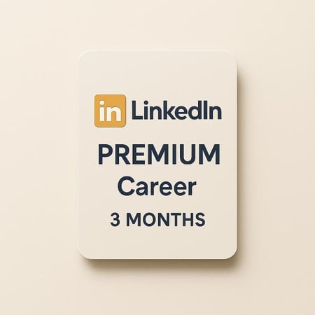 لينكدإن بريميوم |  LinkedIn Premium Career 3 Months