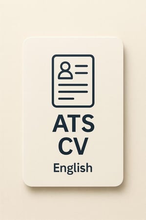 سيرة ذاتية جاهزة بنظام ATS- انجليزي