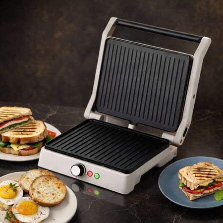 شواية السندويتشات متعددة الاستخدام لتحضير وجبات خفيفة بسرعة