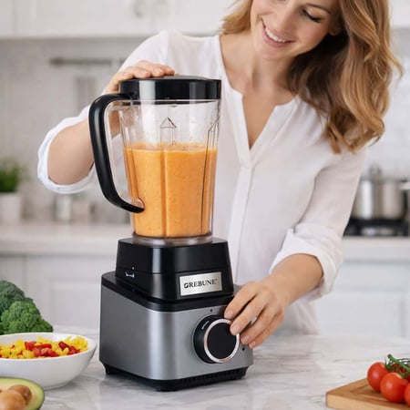 اقوى خلاط كهربائي لتحضير العصائر والصلصات بقوة وكفاءة عالية